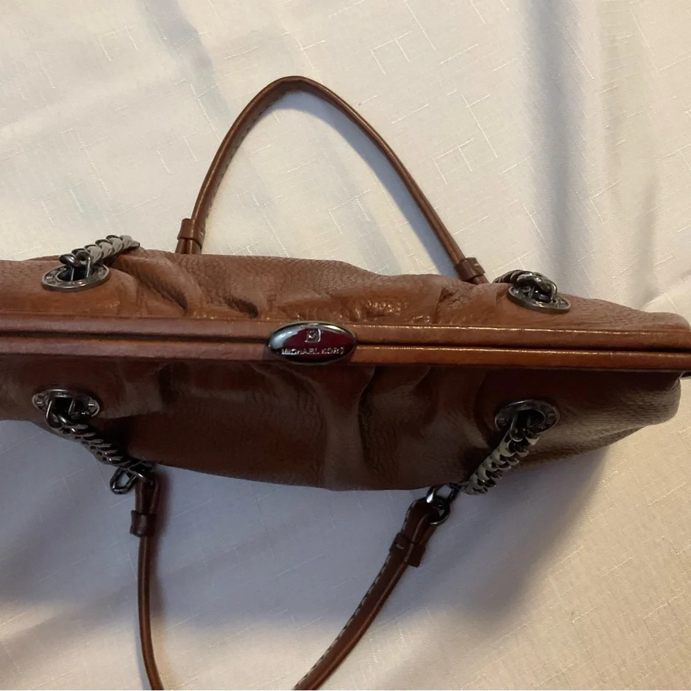 MICHAEL Michael Kors Brown Leather Vtg Shoulder Bag - Picture 4 of 7